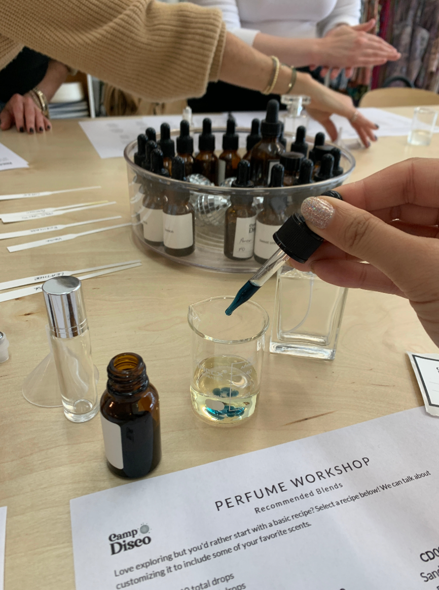 APR 27th IN-PERSON - Perfume Making in Vintage Vessels (Semi-Private Workshop) with Camp Disco