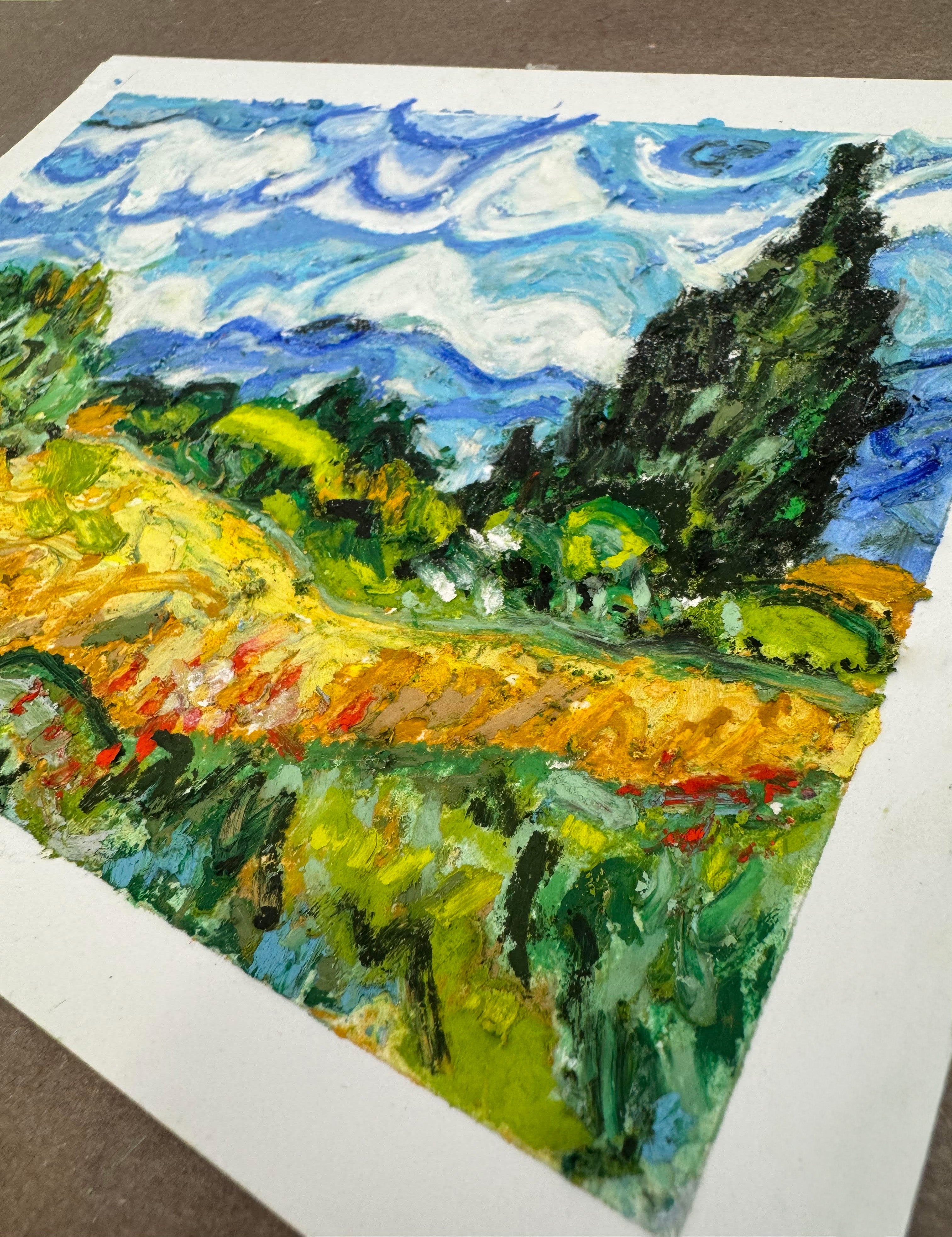 MAY 4th IN-PERSON -  Vincent van Gogh Inspired Oil Pastel Painting with Kirsten Israel