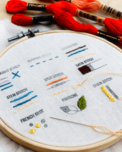 Load image into Gallery viewer, OCT 2nd - SCHOOLS OUT - Kid's Embroidery Day Camp - These Hands Makers Collective