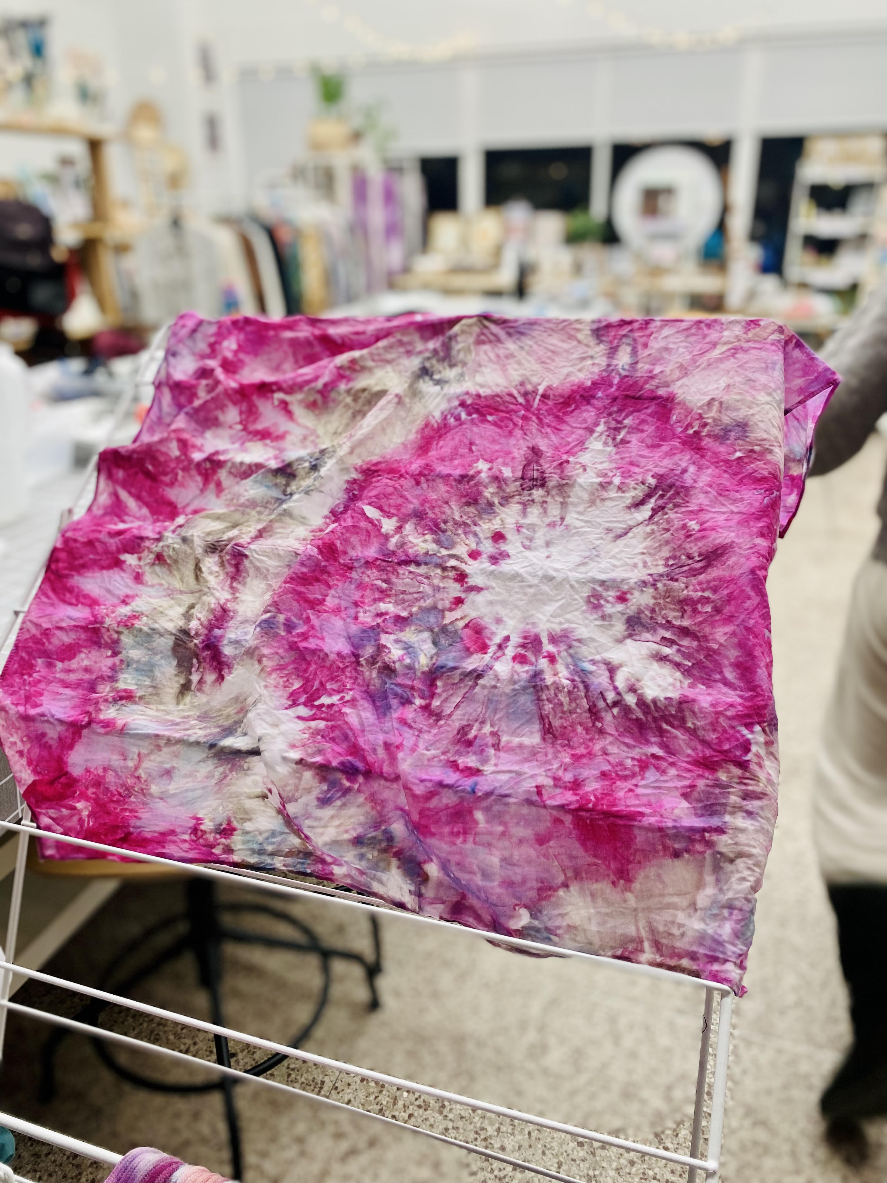 APR 21st IN-PERSON - Ice Dyeing & Shibori Combo Class with Thunder Textile