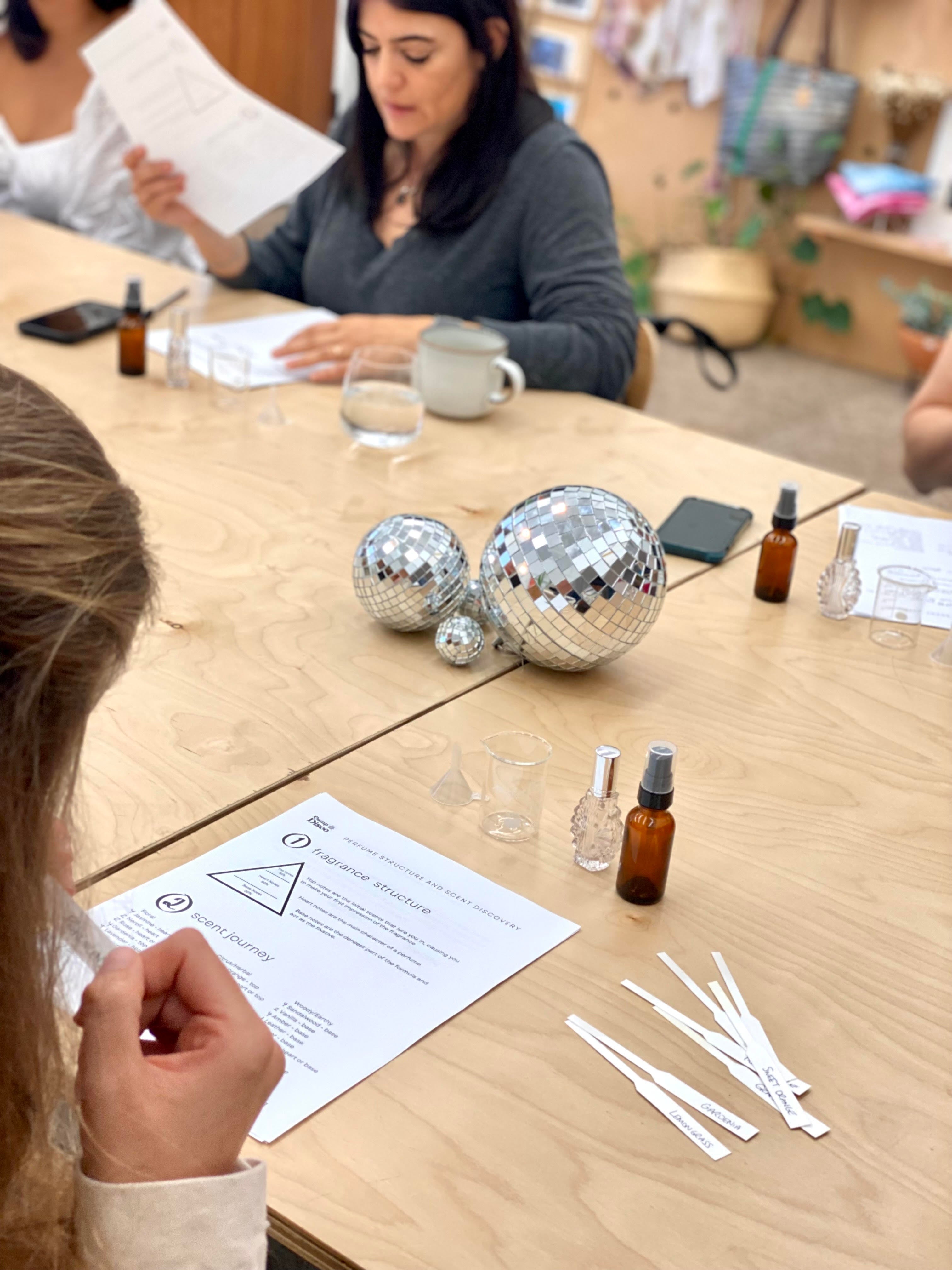 MAY 16th IN-PERSON - Perfume Making Essentials with Camp Disco