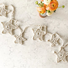 Load image into Gallery viewer, Giant Crochet Star Garland Kit (Onyx)