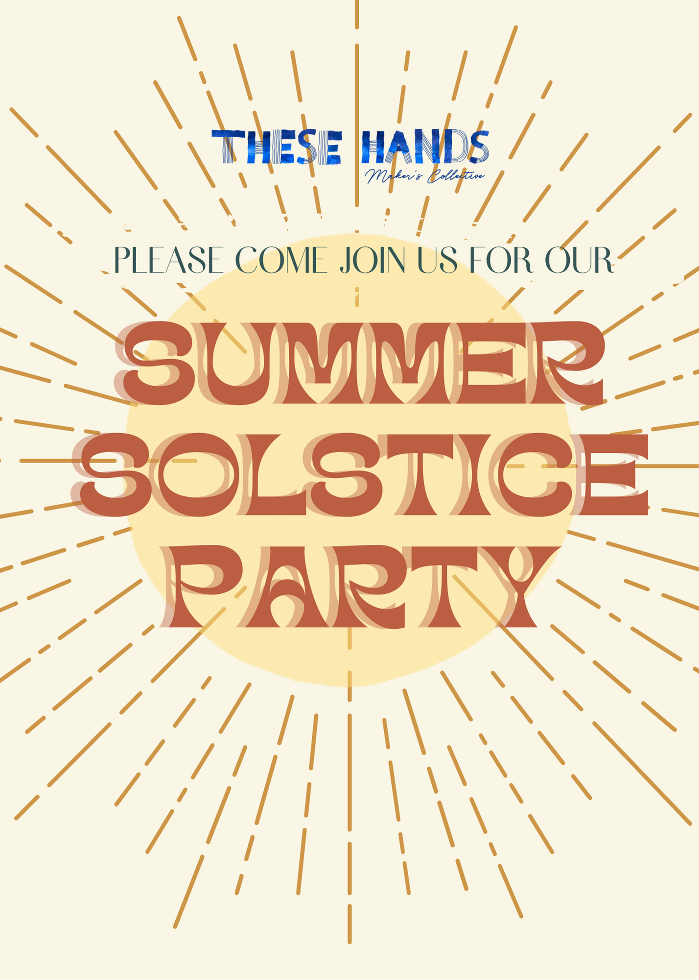 JUNE 21st 5-9pm - SUMMER SOLSTICE PARTY