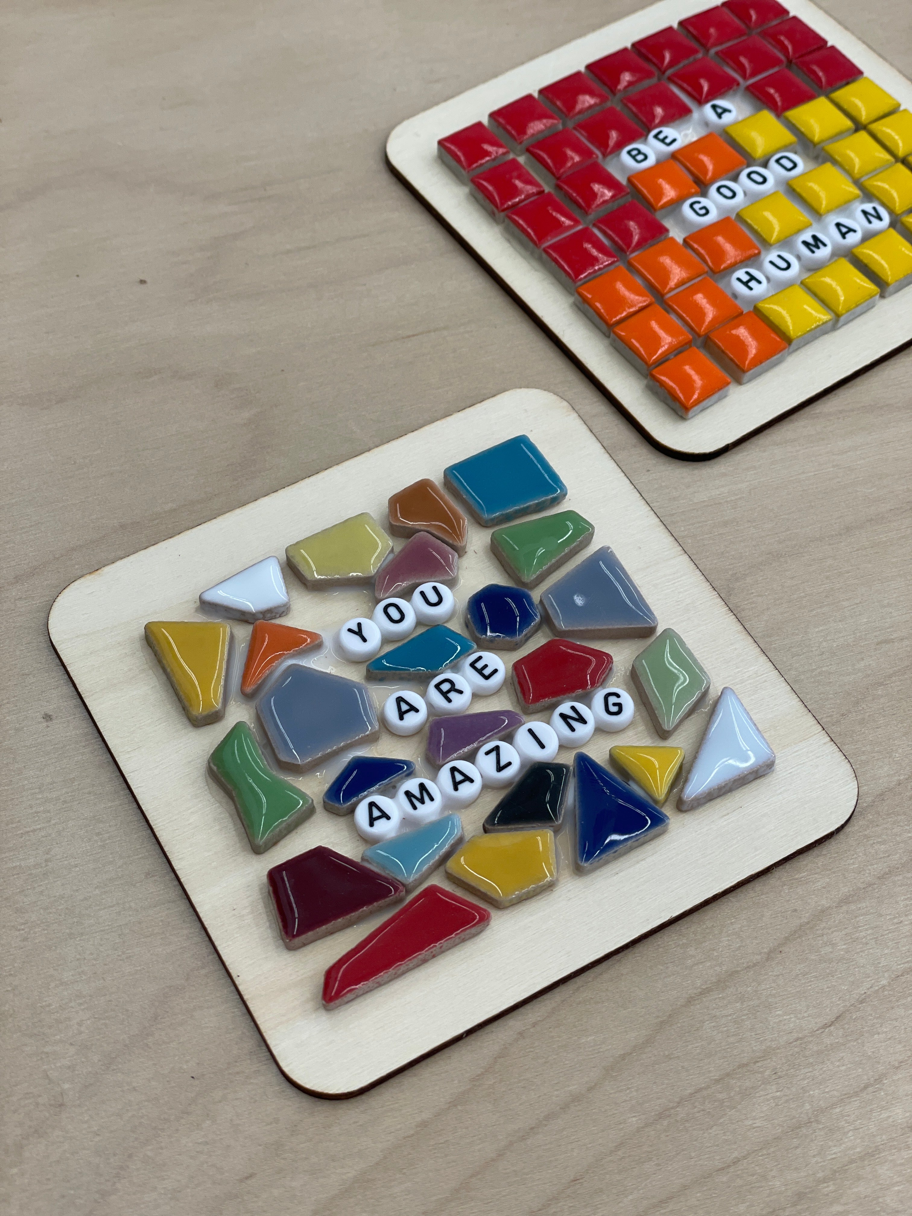 How to grout your Mosaic Coaster!