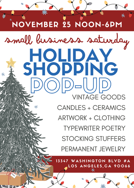 November 25th - Noon-6pm