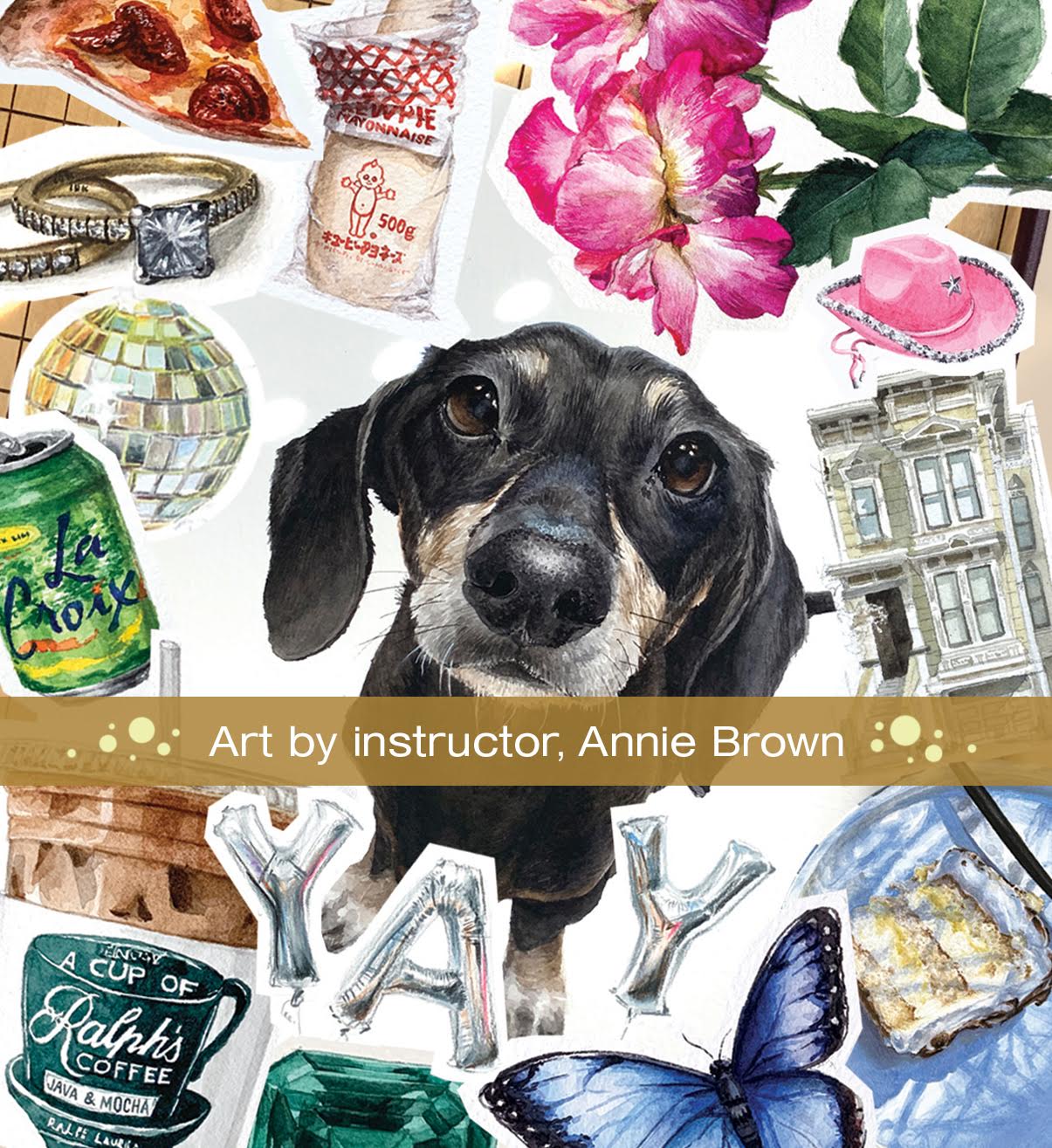 JAN 8th, 15th, & 22nd, IN-PERSON -  Watercolor 101: Beginners Bootcamp with Annie Brown