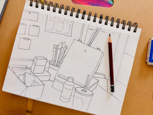 Load image into Gallery viewer, MAY 29th IN-PERSON - Introduction to Perspective Drawing with Kate Dugan