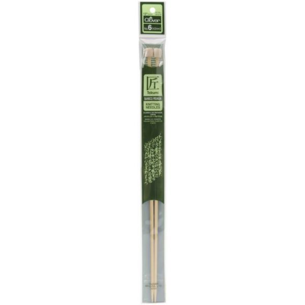 Bamboo Knitting Needles by Clover (Size 13)