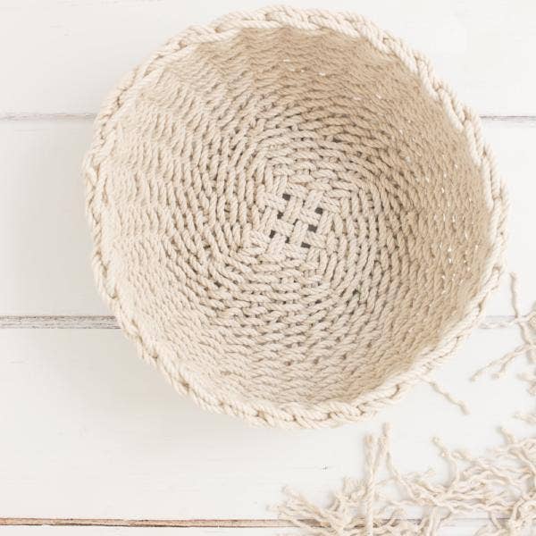 Jessie Twined Rope Bowl Kit: Olive