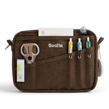 Load image into Gallery viewer, Soolla® Studio Pouch, Coffee Bean (Stationery Pouch)