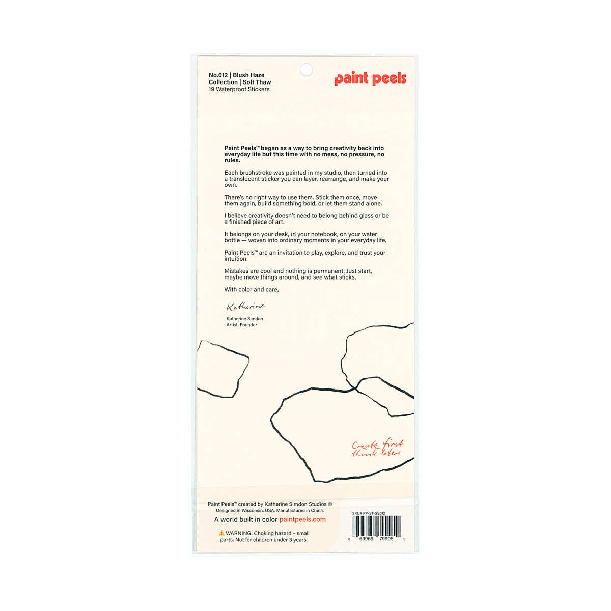 Blush Haze - No.012 Single Sticker Sheet