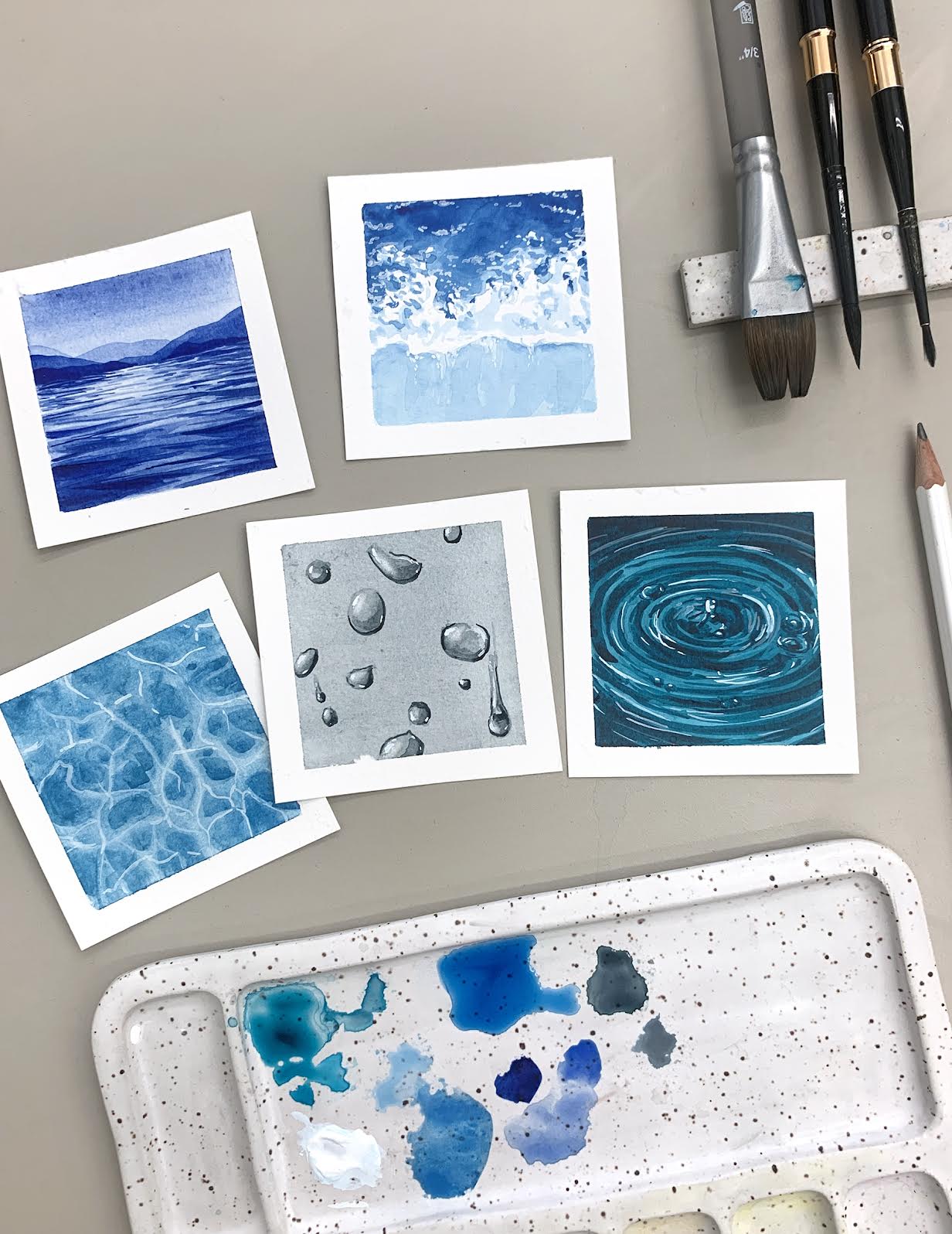 APR 22nd IN-PERSON - Painting Water with Watercolor with Annie Brown