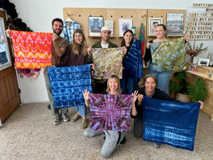 JUL 14th IN-PERSON - Ice Dyeing & Shibori Combo Class with Thunder Textile