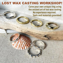 Load image into Gallery viewer, NOV 16th - IN PERSON - Wax Carved Ring Workshop with Angi Glenn