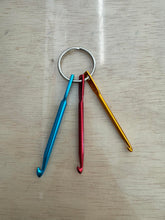 Load image into Gallery viewer, Crochet Hook Keychain (Set of 3)