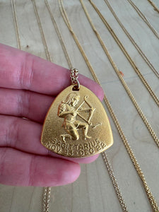 Brass Zodiac Necklace