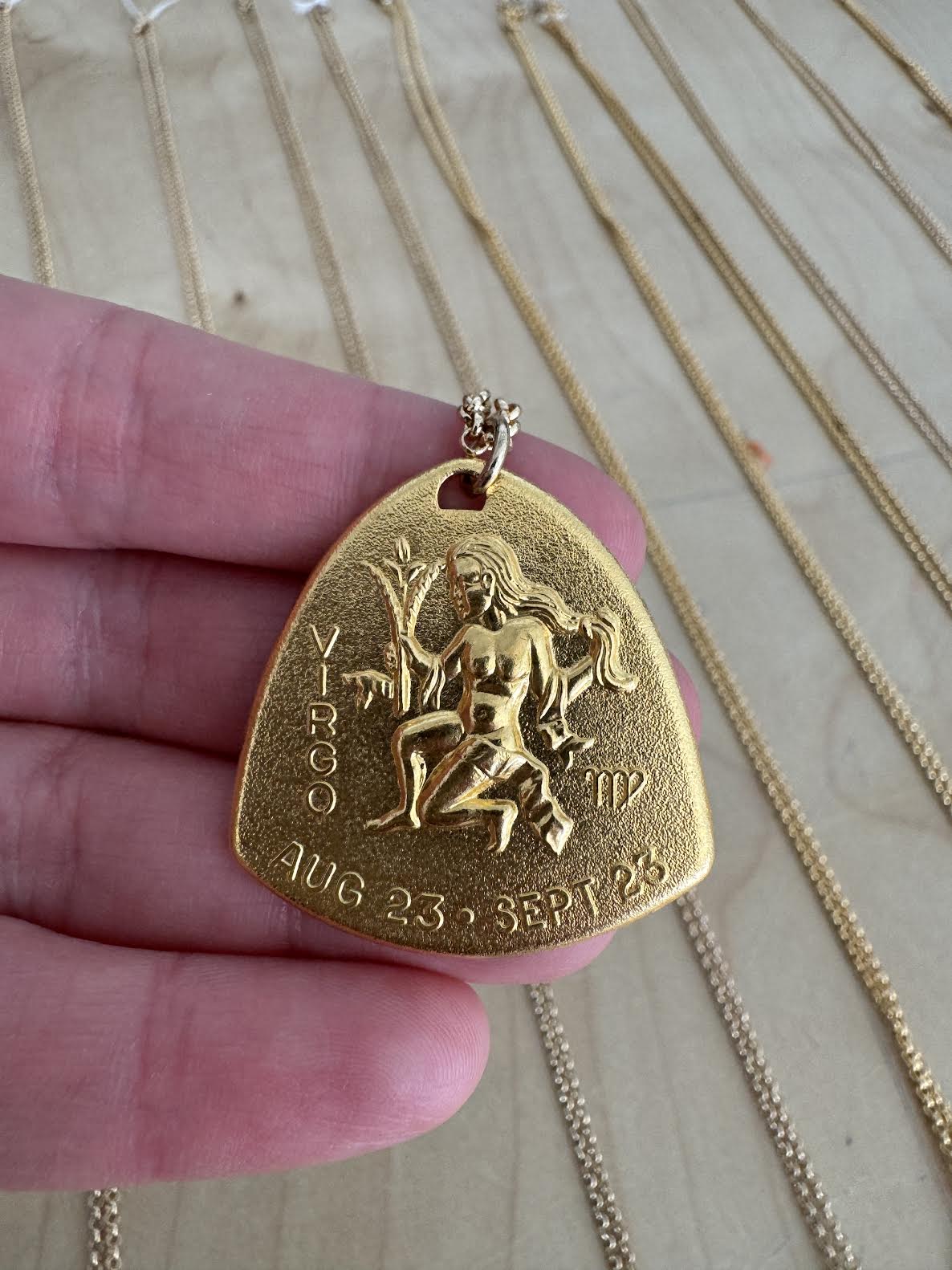 Brass Zodiac Necklace