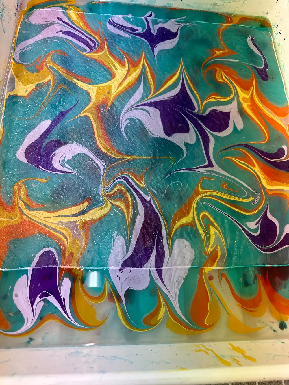 DEC 2nd IN-PERSON - Intro to Marbling with Thunder Textile