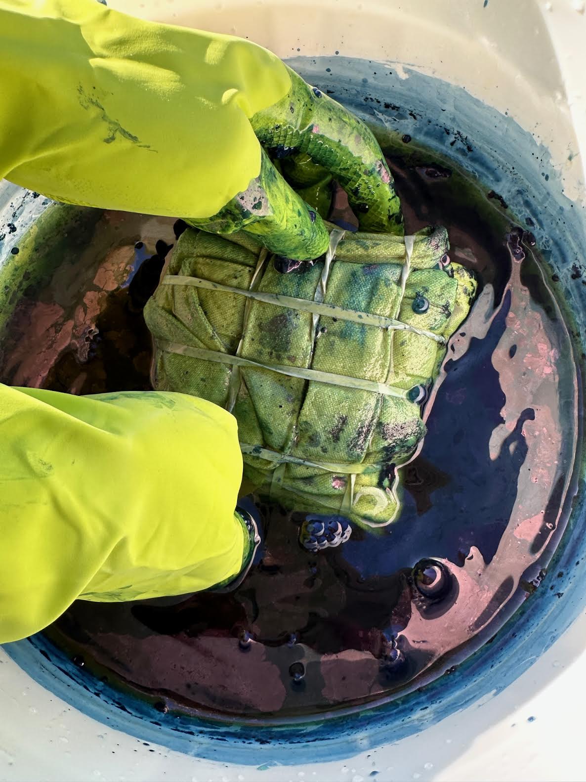OCT 15th IN-PERSON - Indigo Shibori Dyeing with Thunder Textile