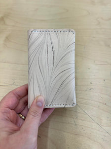 Marbled Leather Wallet