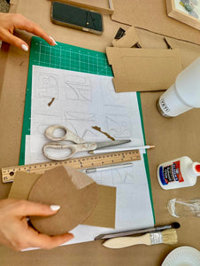 MAY 4th IN-PERSON - Up-cycled Textured Relief Art with Mirina Moloney