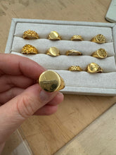 Load image into Gallery viewer, Gold Plated Brass Rings