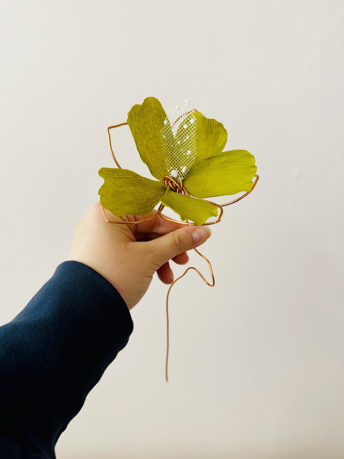 APR 23rd IN-PERSON - Sculptural Wire & Paper Flowers with Mirina Moloney