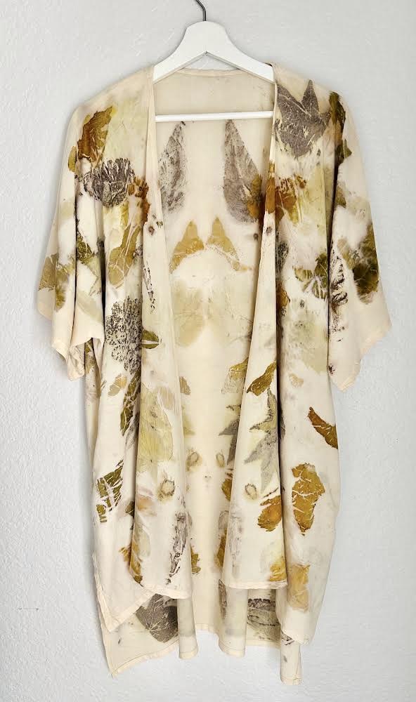 June 30th IN-PERSON - Eco Printing Workshop: Create Your Own Botanical Kimono with Thunder Textile