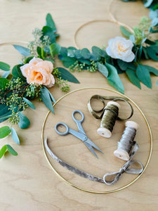 NOV 17th IN-PERSON - Modern Paper Flower Wreath with Mirina Moloney