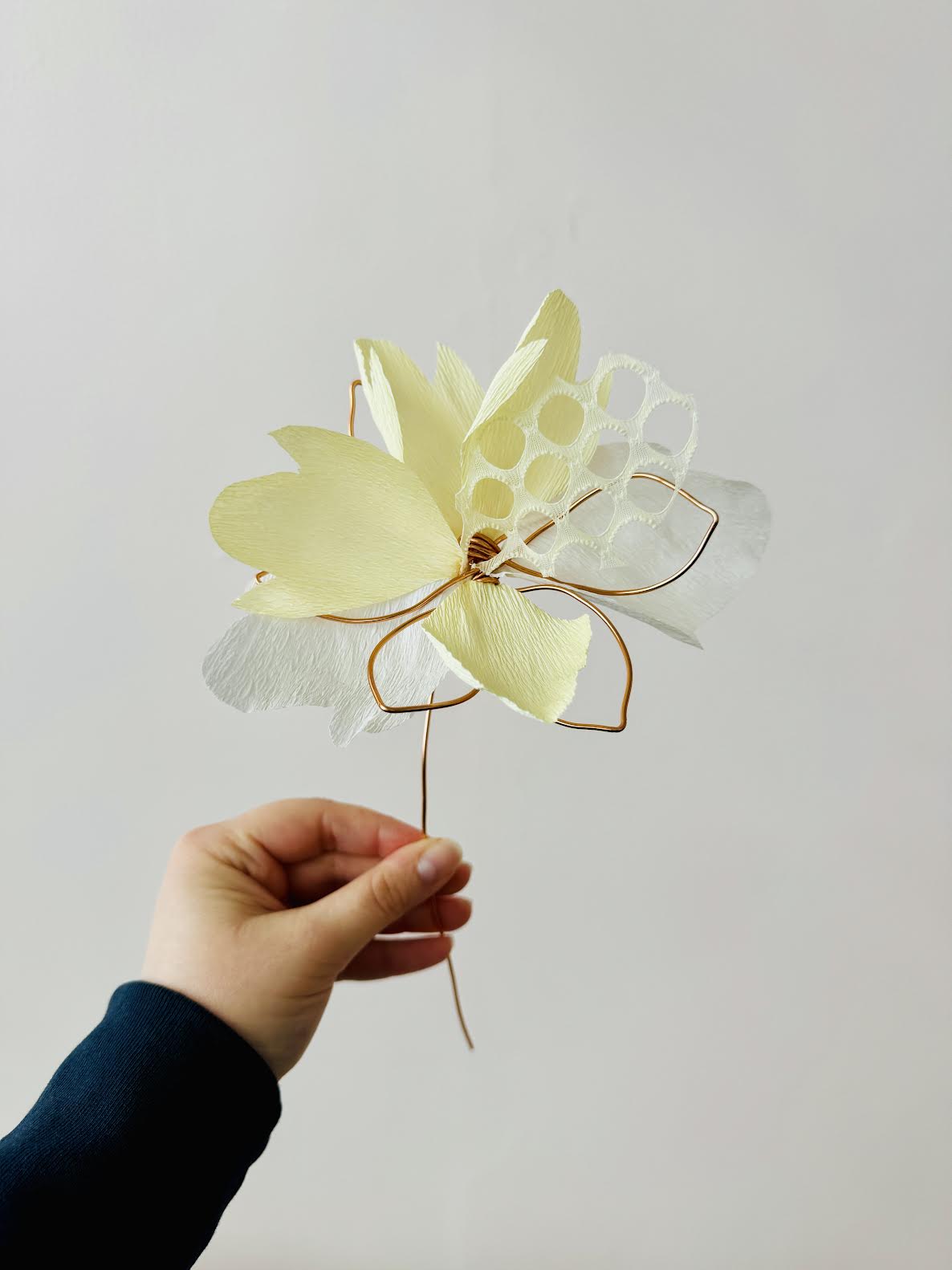 APR 23rd IN-PERSON - Sculptural Wire & Paper Flowers with Mirina Moloney