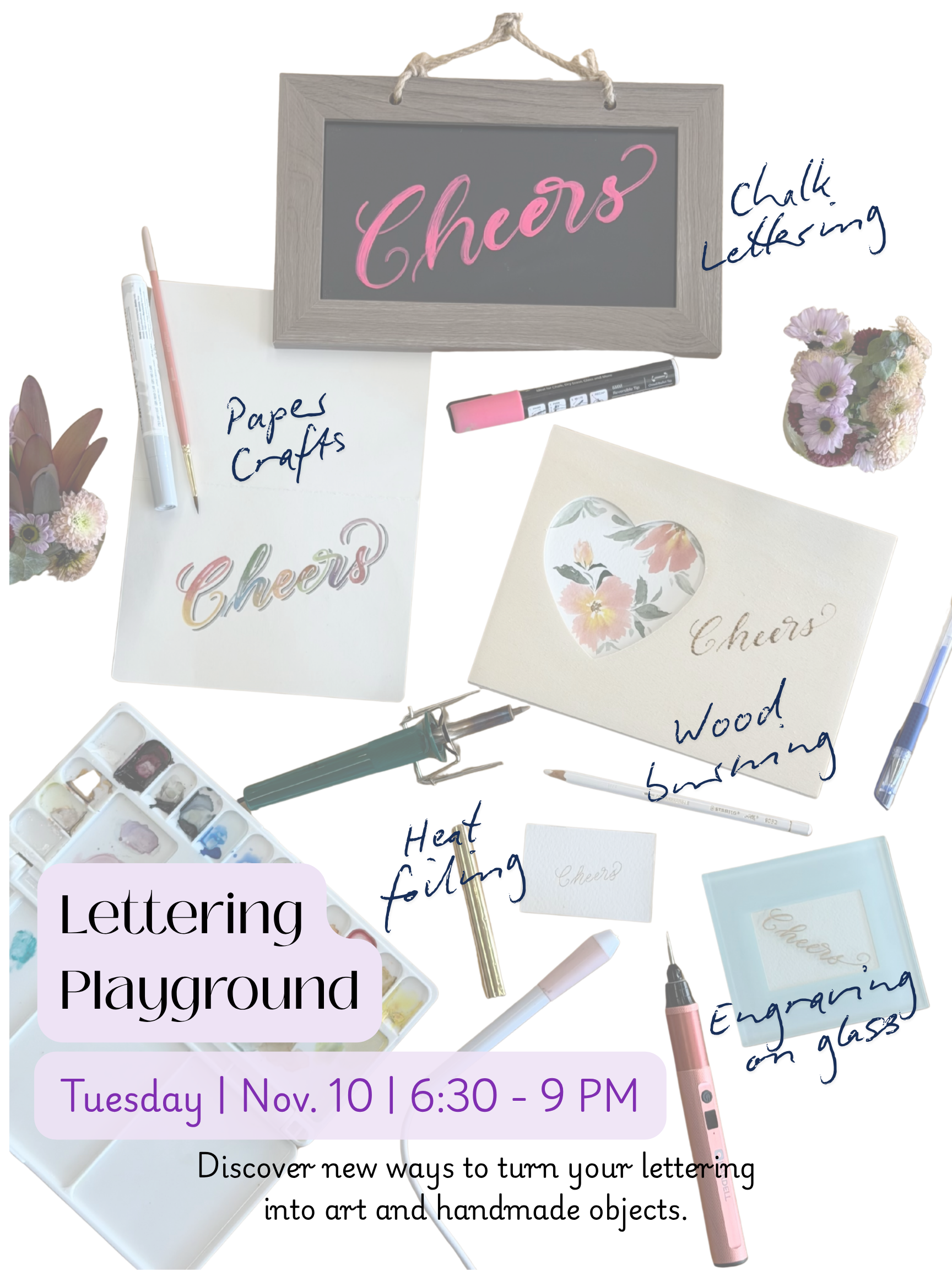NOV 10th - Calligraphy Club: Lettering Playground