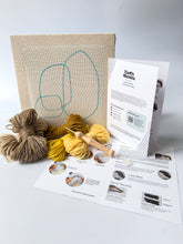 Load image into Gallery viewer, "Pebbles" - Beginner Punch Needle Kit - Wall Art: Grove