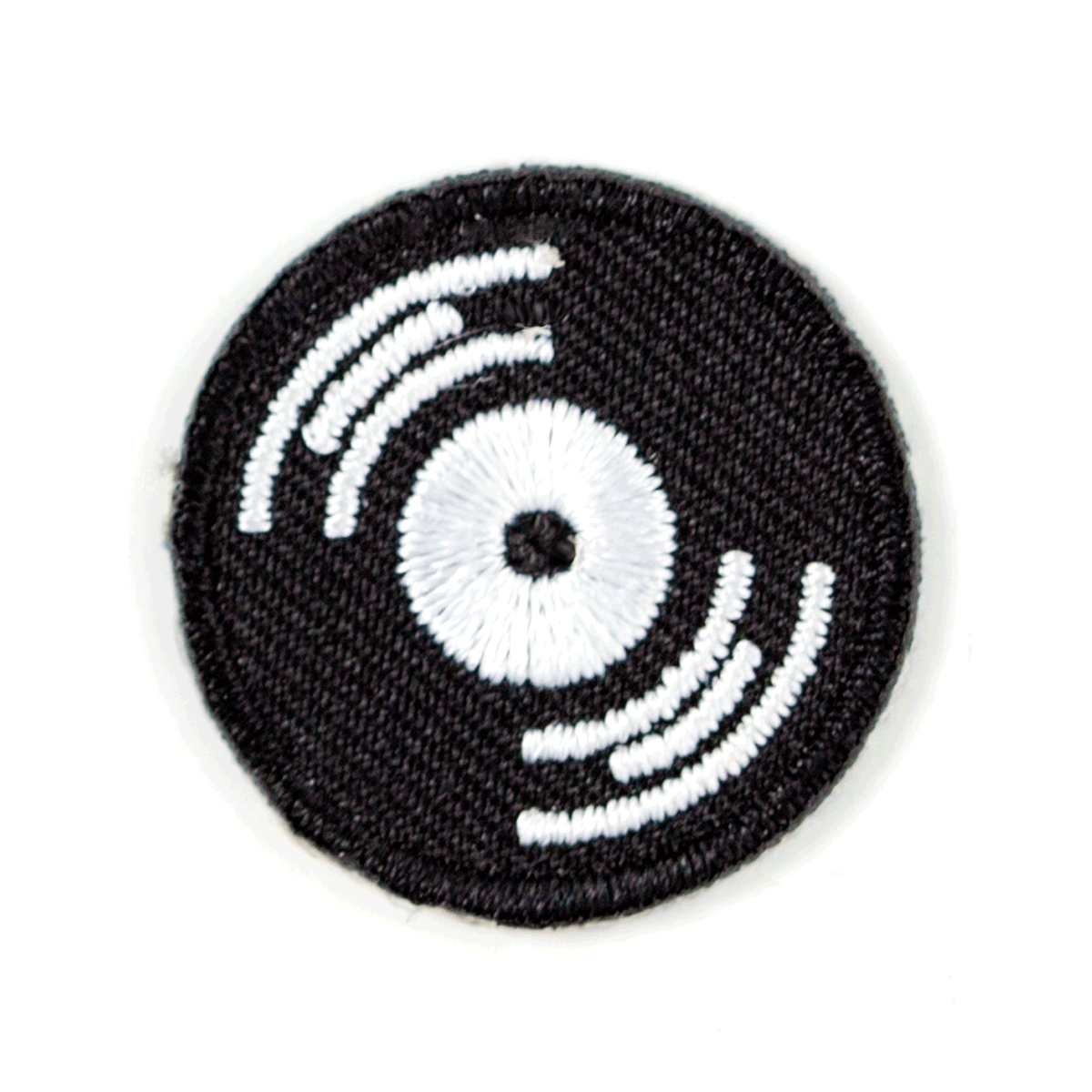 Record Embroidered Sticker Patch: 1