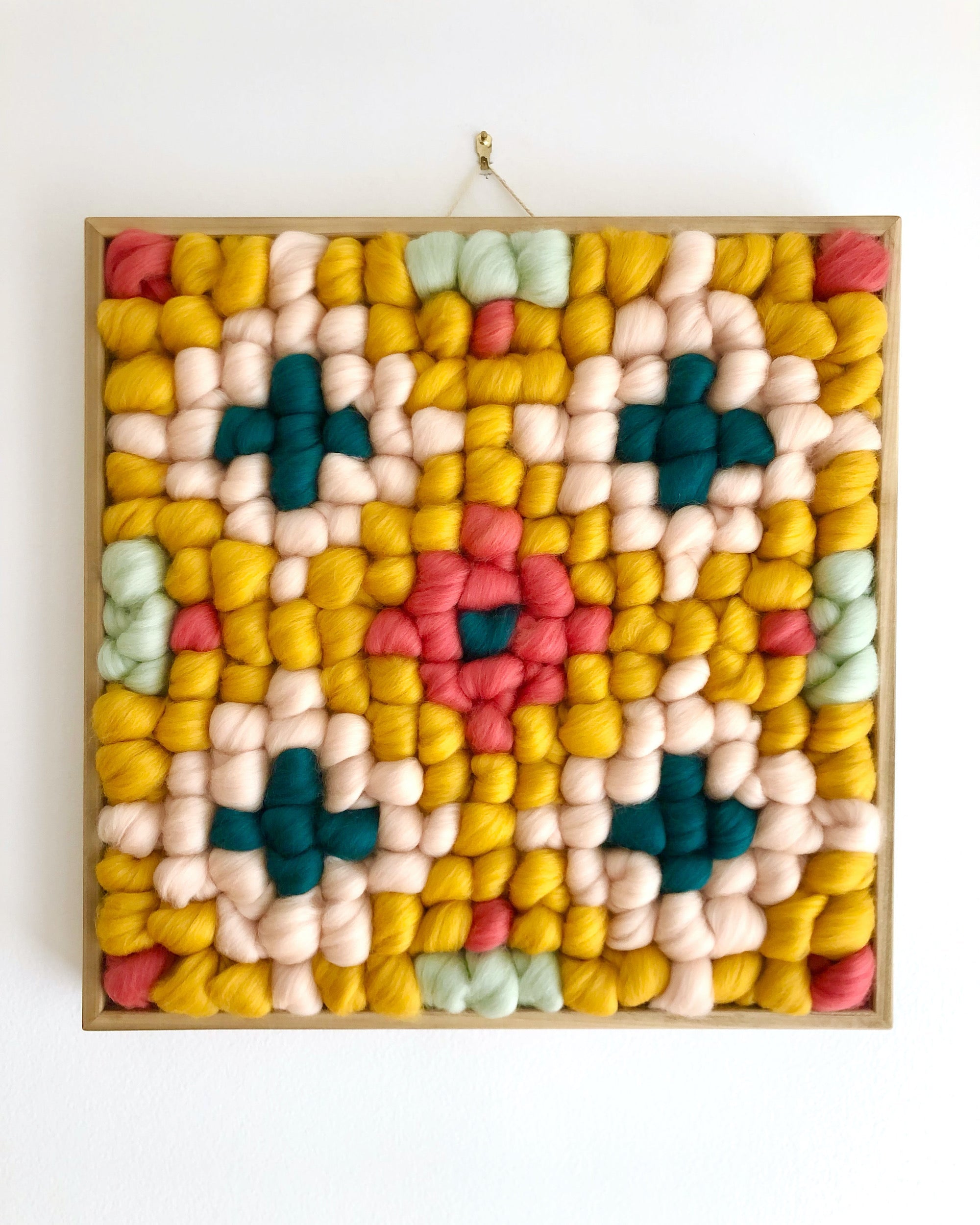 MAR 30th IN-PERSON - Roving Square Wall Hanging with Meg Spitzer