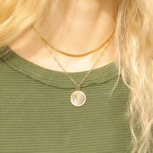Load image into Gallery viewer, 18K Gold PVD Stainless Steel Round Amour Charm: Gold / 15mm - These Hands Makers Collective