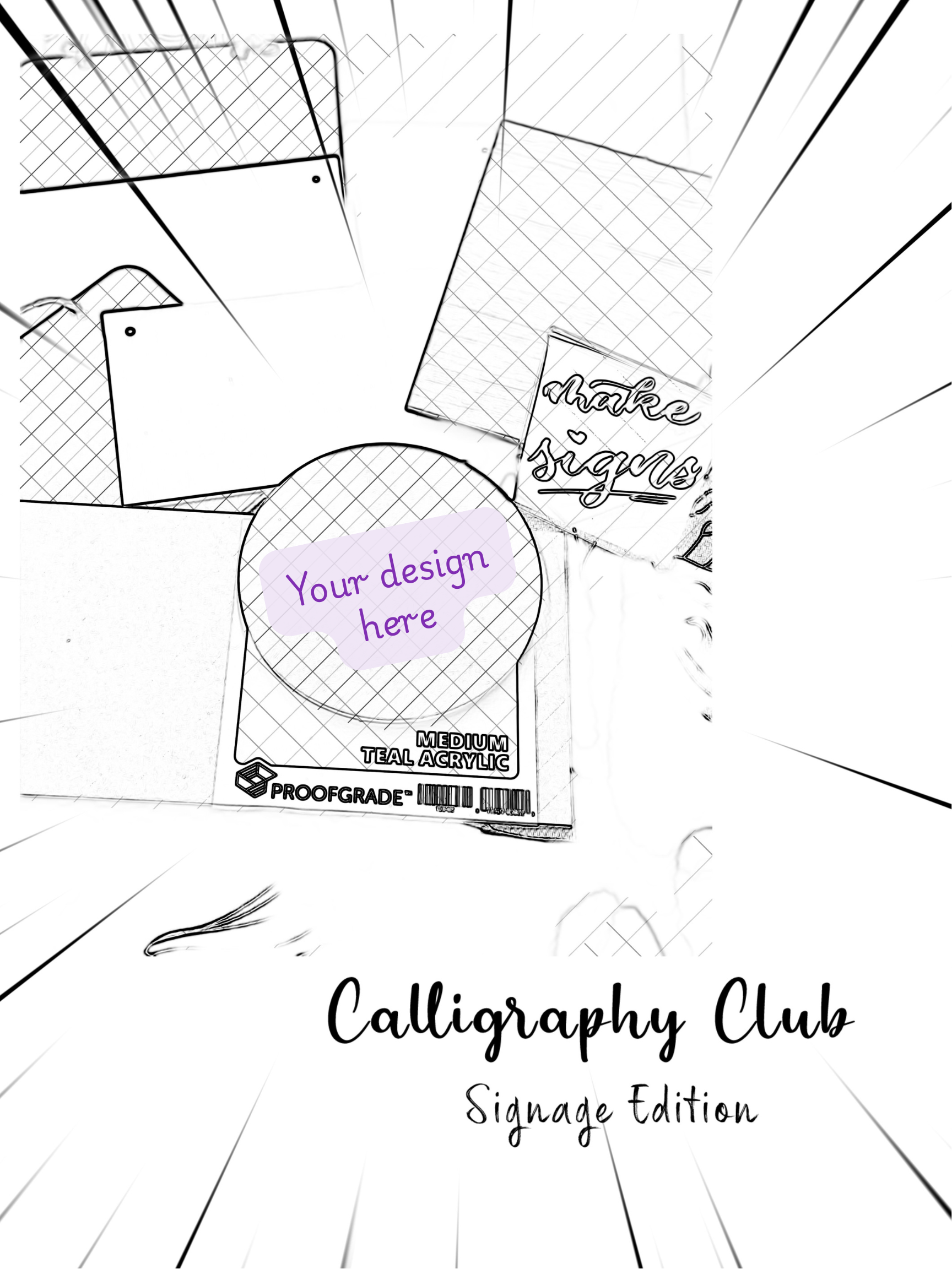 MAR 5th IN-PERSON - Calligraphy Club: Signage Edition