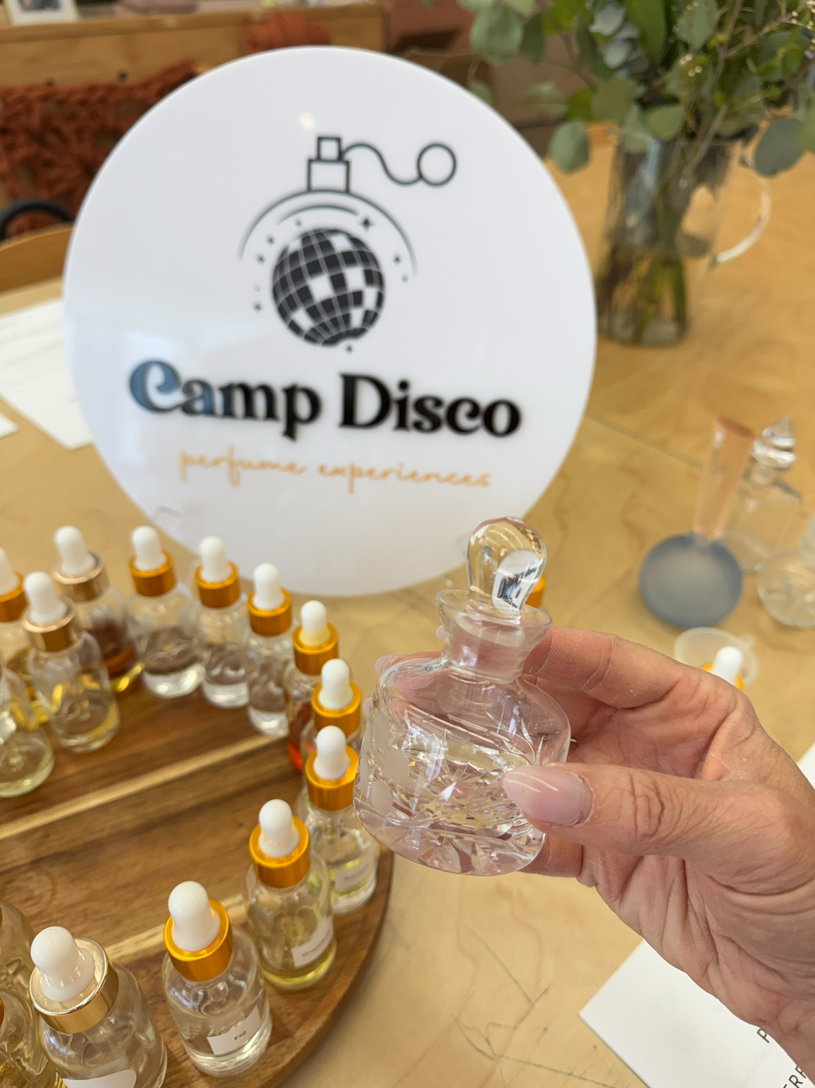 MAY 11th IN-PERSON - Blends & Blooms: Perfume Making & More! with Camp Disco (CHOOSE TIME SLOT)