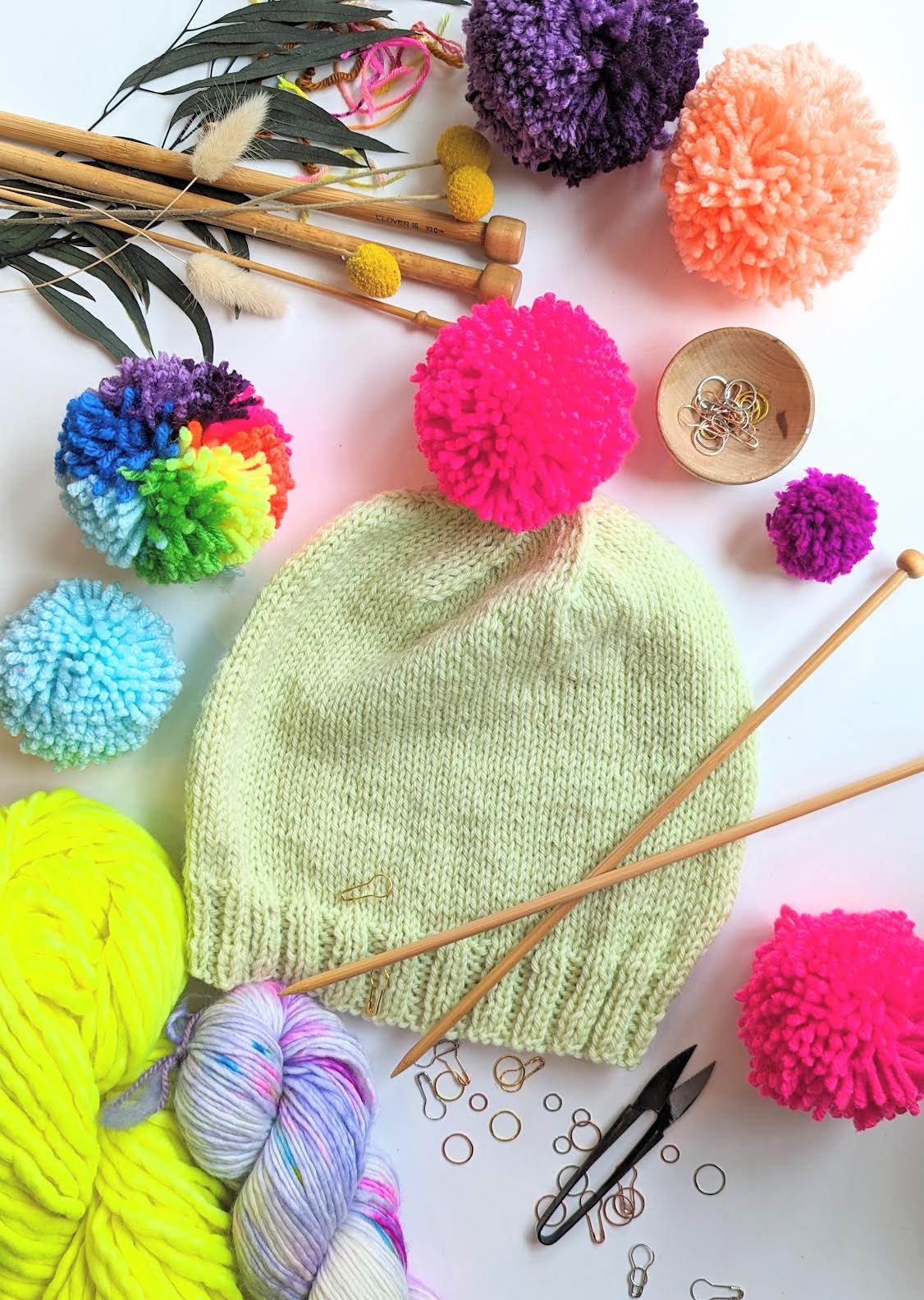 OCT 15th IN-PERSON - Pom Pom Knit Hat with Arianna Perez