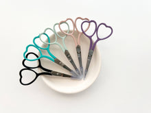 Load image into Gallery viewer, Heart embroidery scissors, small sewing scissors: Mint