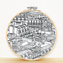 Load image into Gallery viewer, Rooftops of Paris - embroidery kit