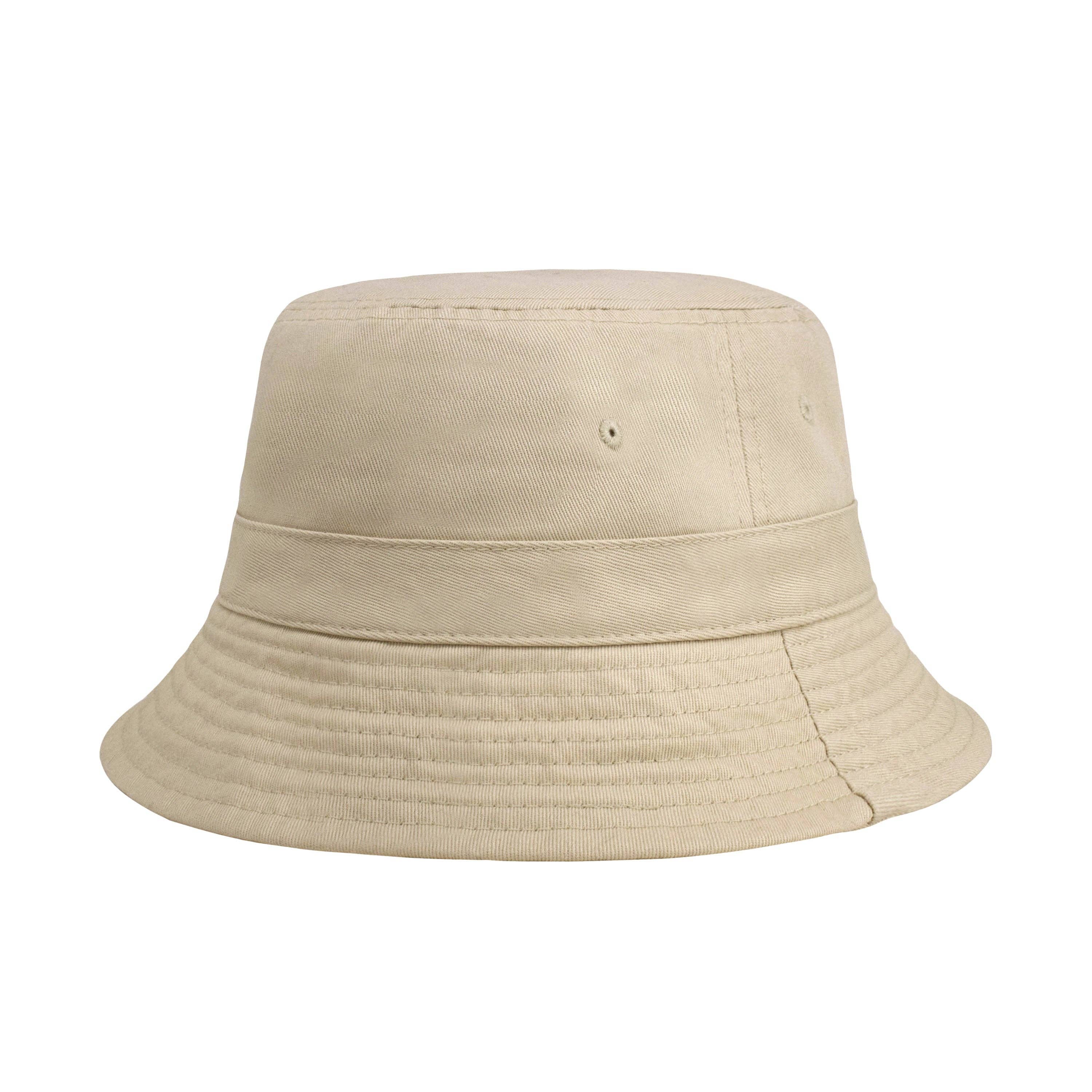 CHOK.LIDS Canvas Bucket Hat: Latte