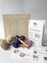 Load image into Gallery viewer, "Pebbles" - Beginner Punch Needle Kit - Wall Art: Grove