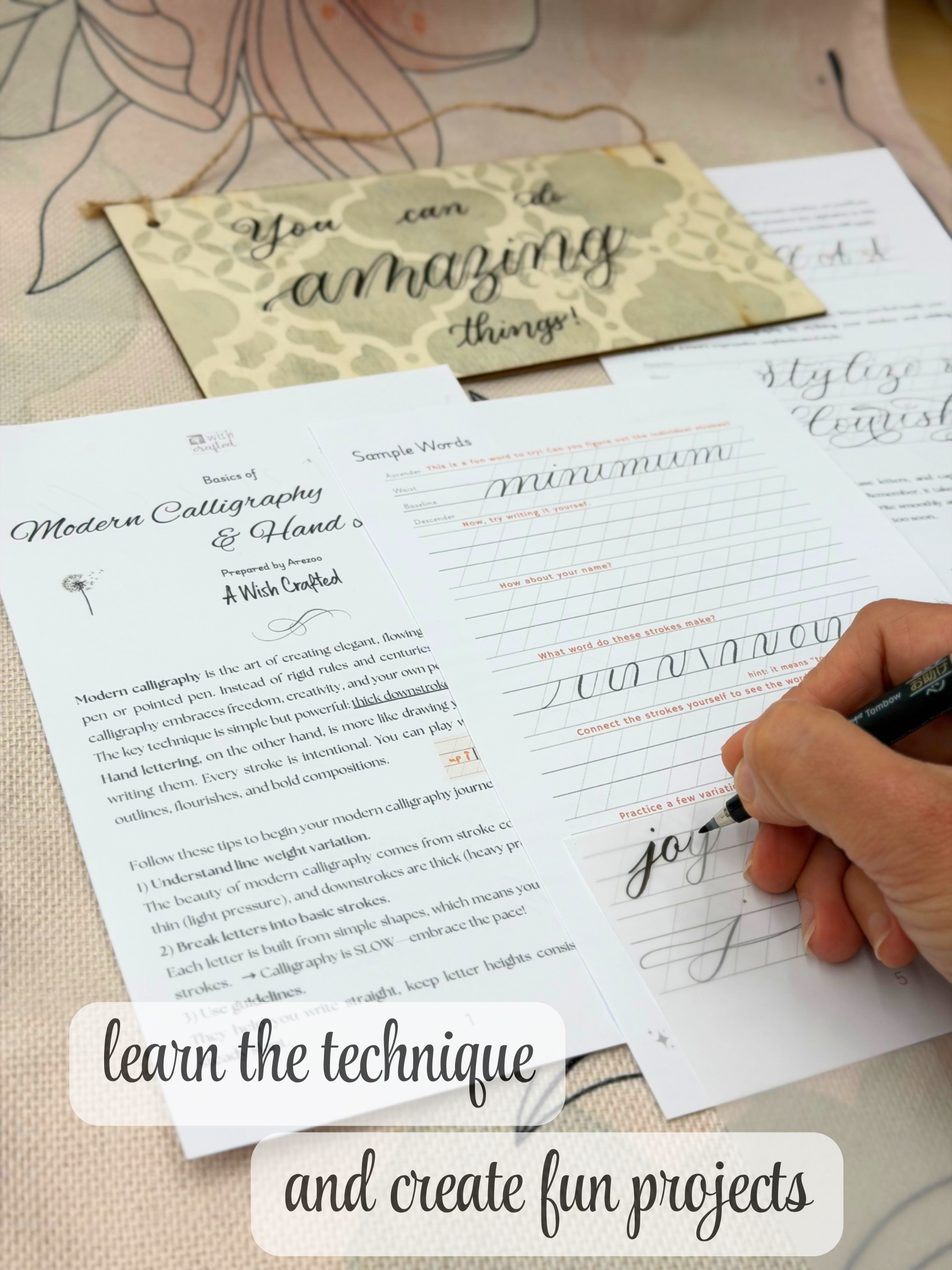 SEPT 30th - Calligraphy Club: Lettering Playground