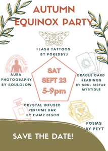 SEPT 23rd - AUTUMN EQUINOX PARTY