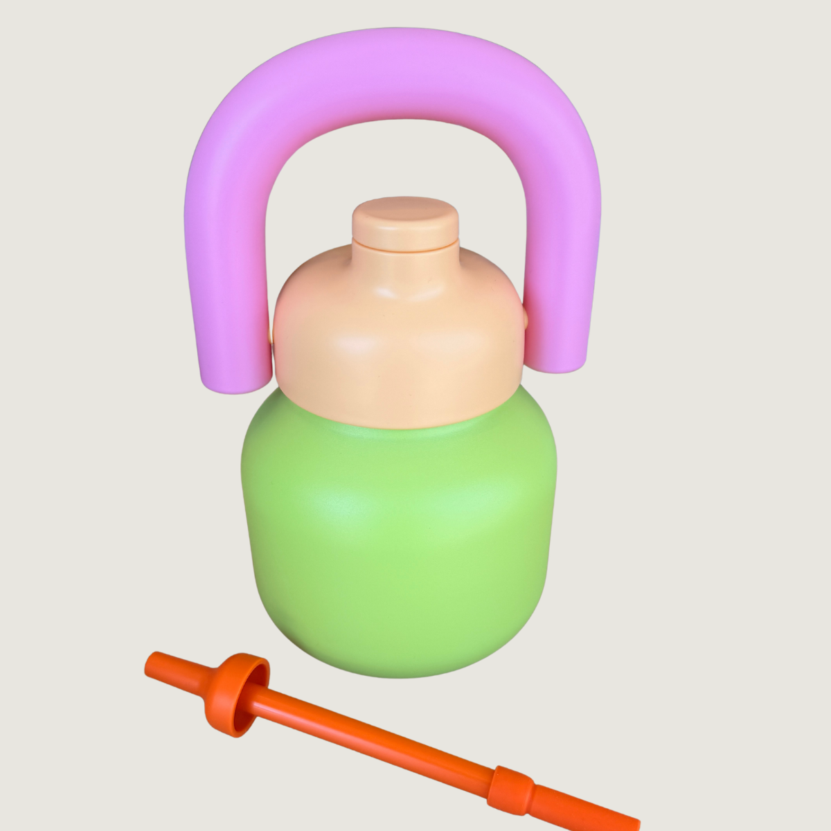 Water Bottle with Straw + Handle | Wide Mouth vacuum insulated stainless steel Bottle | Reusable, leak-proof and BPA-free | 33oz