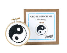 Load image into Gallery viewer, Yin-Yang DIY Mini Cross Stitch Kit