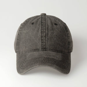 CHOK.LIDS Vintage Twill Baseball Cap: Charcoal