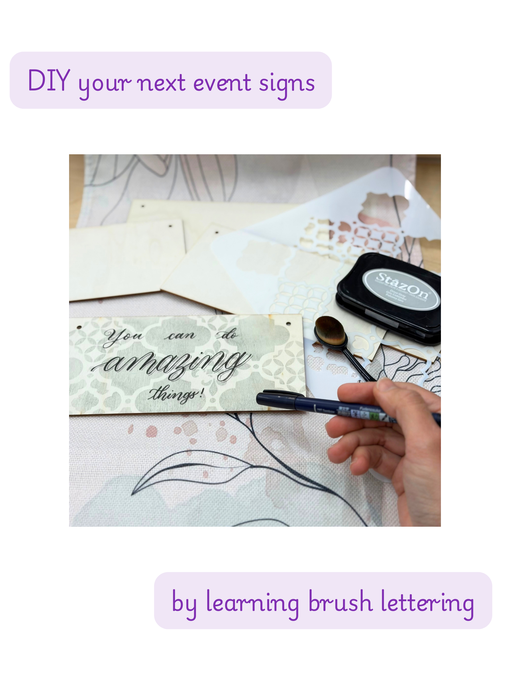 MAR 5th IN-PERSON - Calligraphy Club: Signage Edition