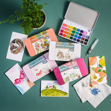 Load image into Gallery viewer, Italian Fields watercolor painting kit
