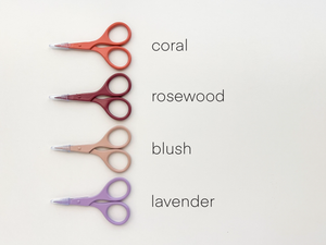 Small needlecraft scissors, tiny embroidery scissors: Rosewood